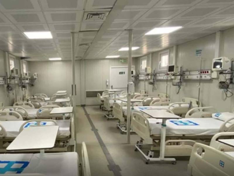 Hospitales móviles adquiridos durante la pandemia de covid-19, caso en el que se vinculan los fondos cuyo comiso fue confirmado por la Corte de Apelaciones.