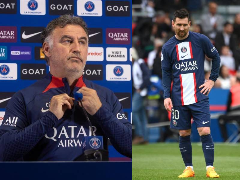 Christophe Galtier fue consultado en conferencia de prensa sobre el castigo de Lionel Messi con el PSG.