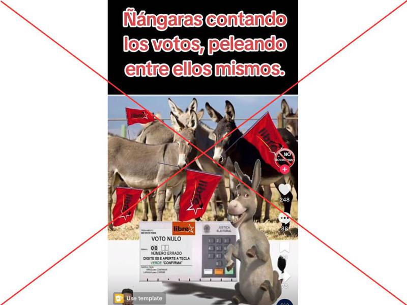 Captura de pantalla a una publicación de TikTok hecha el 7 de marzo de 2025.