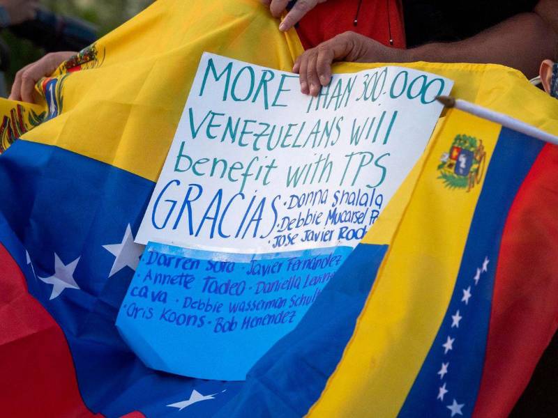 Más de 600 mil venezolanos se encuentran acogidos al TPS en EEUU.