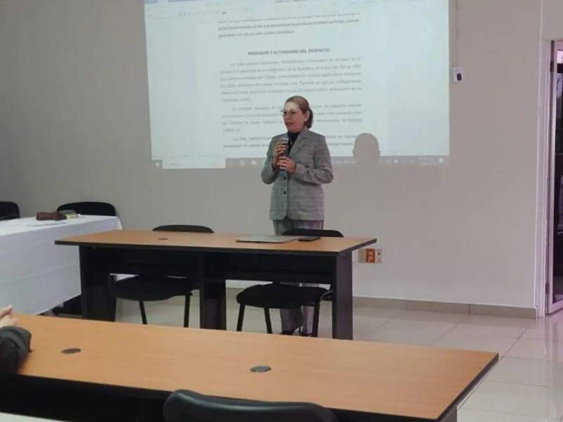 La magistrada Odalis Nájera presentó los resultados de su gestión y entregó la coordinación de la Sala Laboral-Contencioso Administrativo.