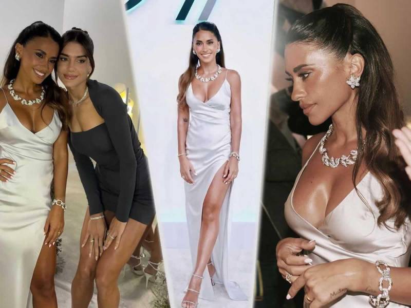 Mientras Lionel Messi jugaba el partido Argentina-Ecuador en las eliminatorias, su esposa Antonela Roccuzzo dejaba a todos boquiabiertos con el precioso ‘look’ que escogió para asistir a un lujoso evento en México.