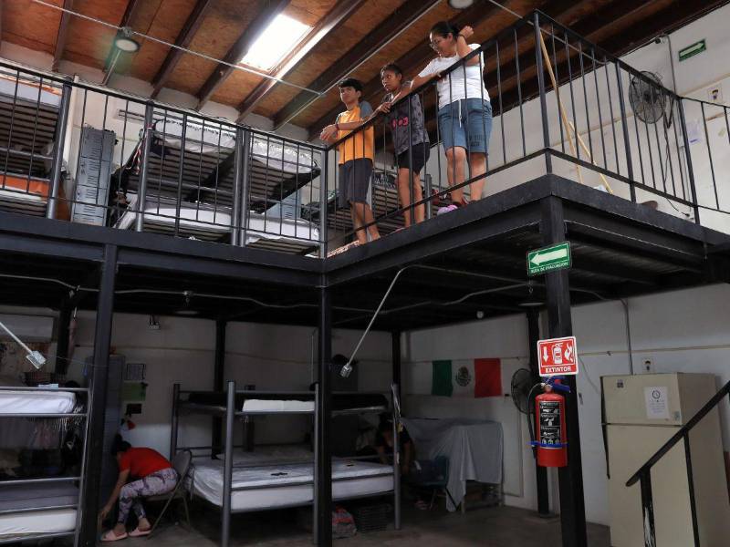 Migrantes permanecen en el albergue 'El Buen Samaritano', el 20 de septiembre de 2024, en Ciudad Juárez (México).