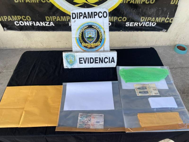 Evidencia decomisada por las Dipampco.