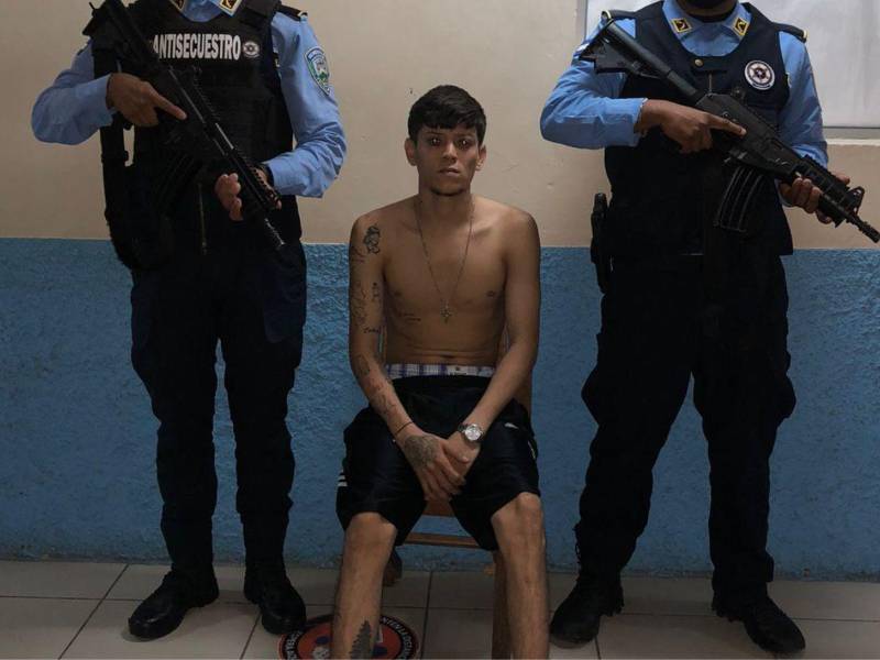 El joven fue capturado por policías antisecuestros.
