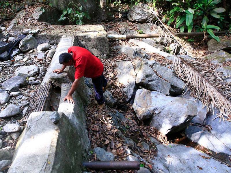 La mayorparte de la microcuenca de La Danta está seca y ya no abastece a Sonaguera y Trujillo.