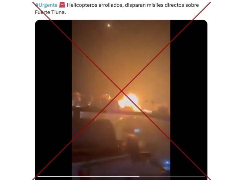 Captura de pantalla a una publicación de X hecha el 4 de enero de 2026.