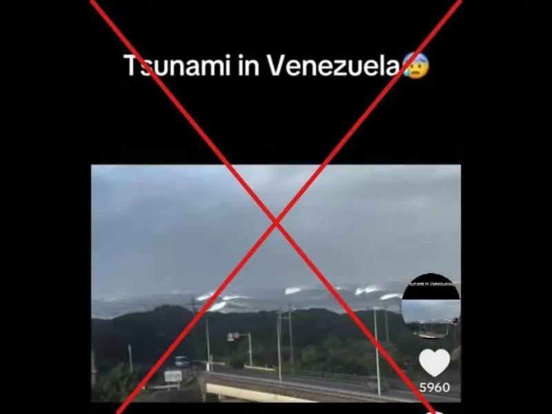 Captura de pantalla a una publicación de TikTok hecha el 25 de junio de 2026.