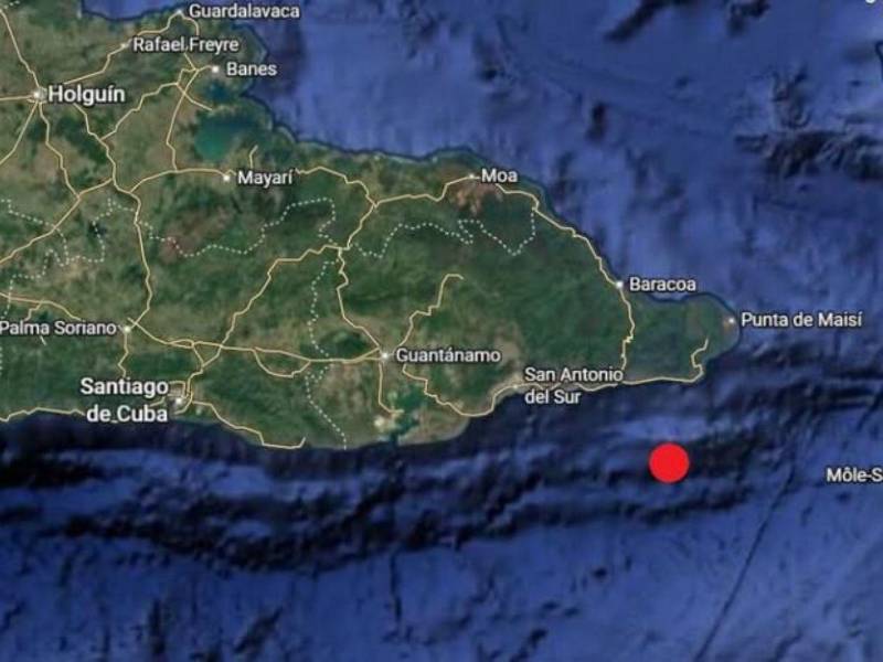 Un sismo perceptible sacude Imías, en Guantánamo, Cuba.