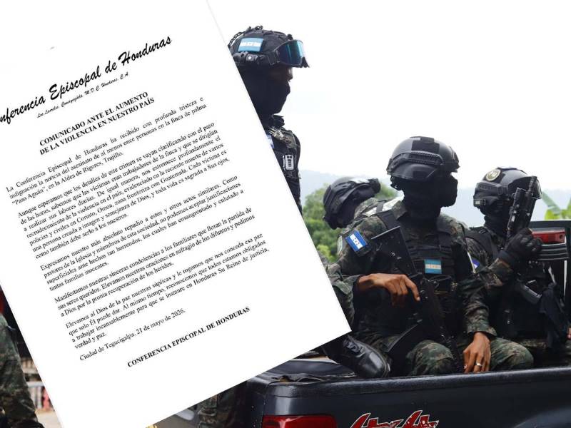 La Conferencia Episcopal condenó la violencia y la masacre ocurrida en Trujillo, Colón.