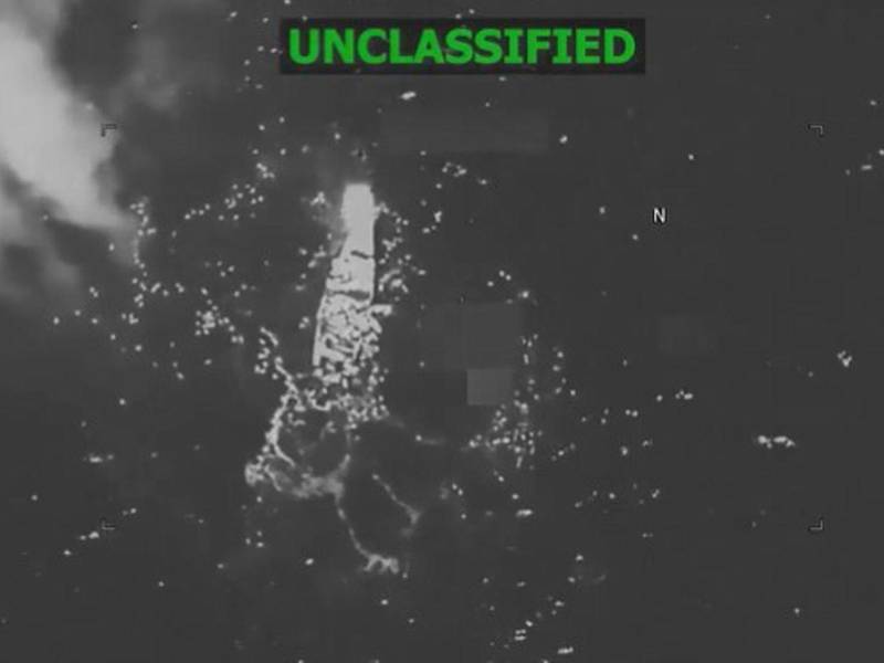 Captura de video tomada de la cuenta en X @Southcom del Comando Sur de Estados Unidos.