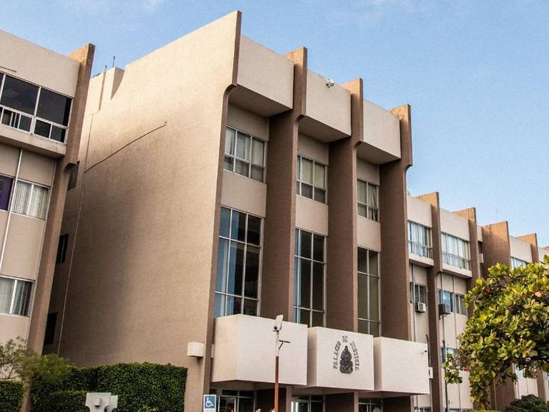 Vista del edificio del Poder Judicial.