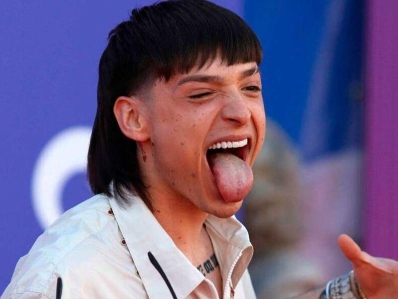 El cantante de corridos tumbados Peso Pluma.