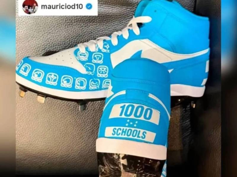 Las zapatillas de Mauricio Dubón en honor a Honduras y el proyecto de Shin Fujiyama.