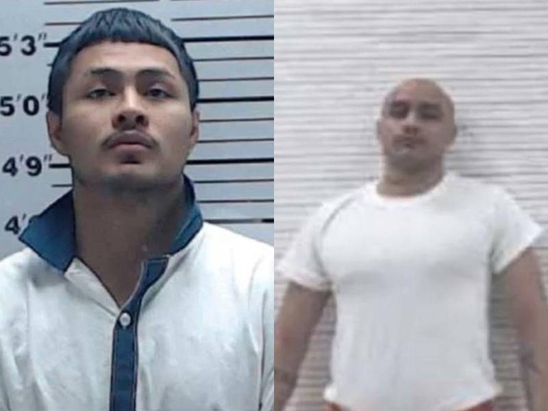 El hondureño Francisco Zaldívar Melgar (26) (izaquierda) fue asesinado supuestamente por su compañero de celda Ángel González (derecha).