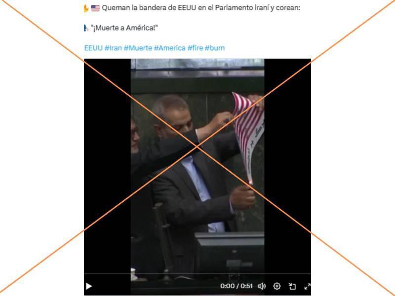 Captura de pantalla a una publicación de X hecha el 24 de junio de 2025.