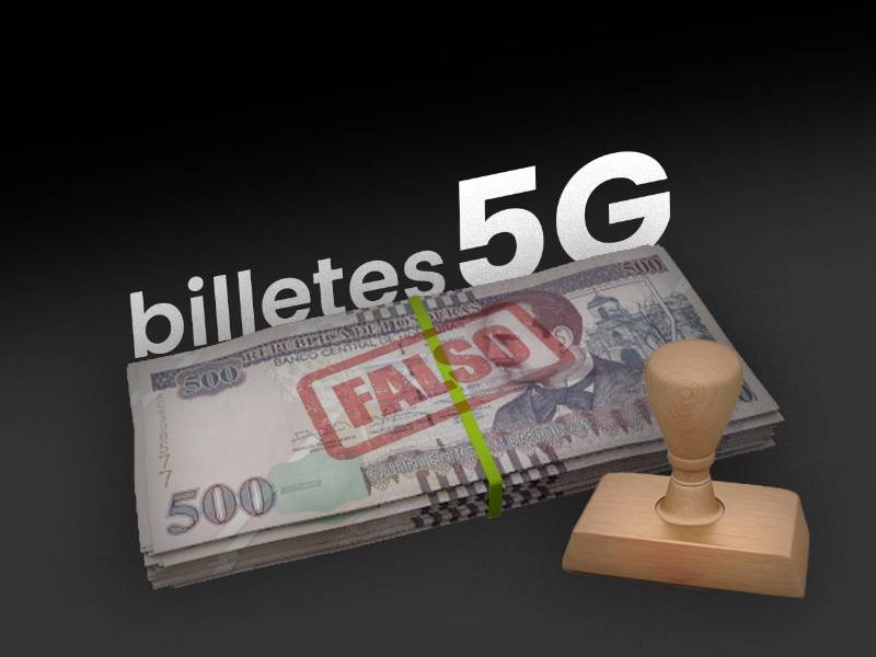 5G, los billetes ultrafalsos