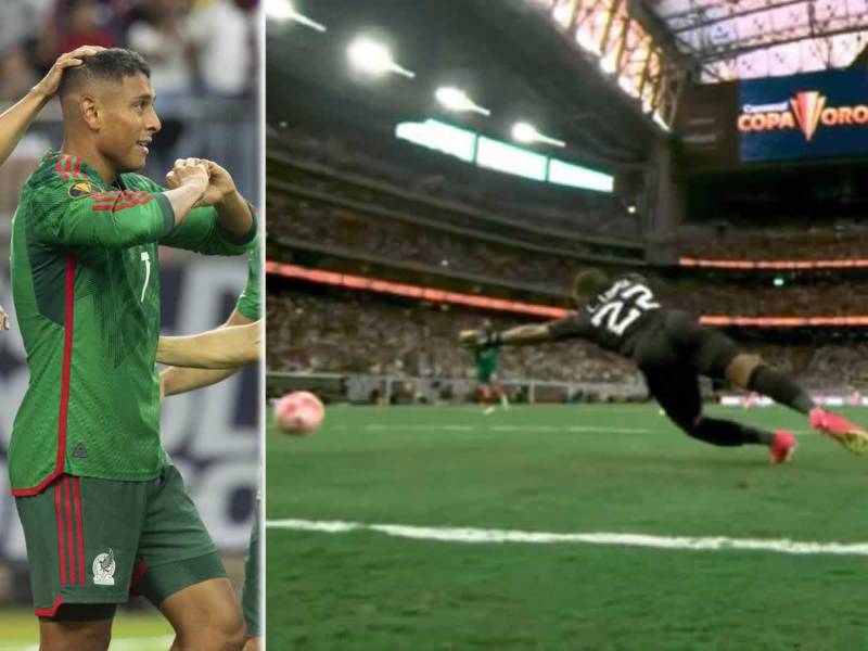 Luis Romo le marcó a ‘Buba’ López a los 51 segundos del partido en la Copa Oro 2023.