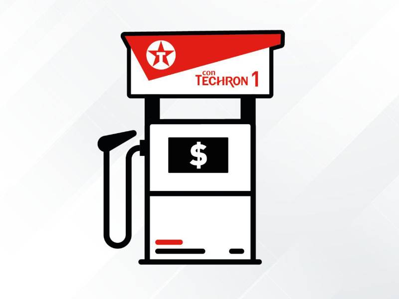 Texaco con Techron ayuda a mantener las partes vitales del motor libres de depósitos dañinos.