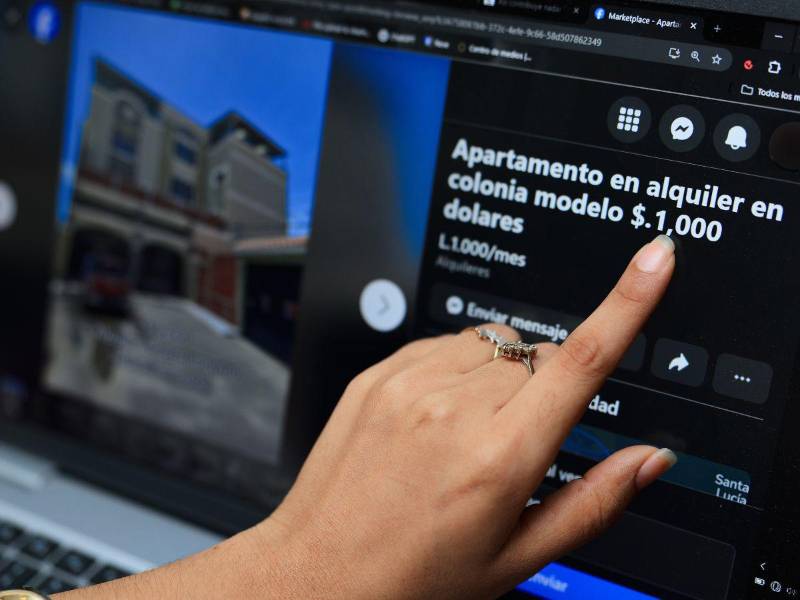 En las páginas donde se promociona el alquiler de casas y oficinas aparecen los precios en dólares.