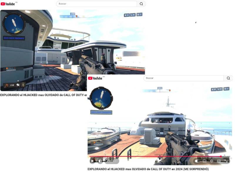 Capturas de pantalla a fotogramas claves del video de YouTube.
