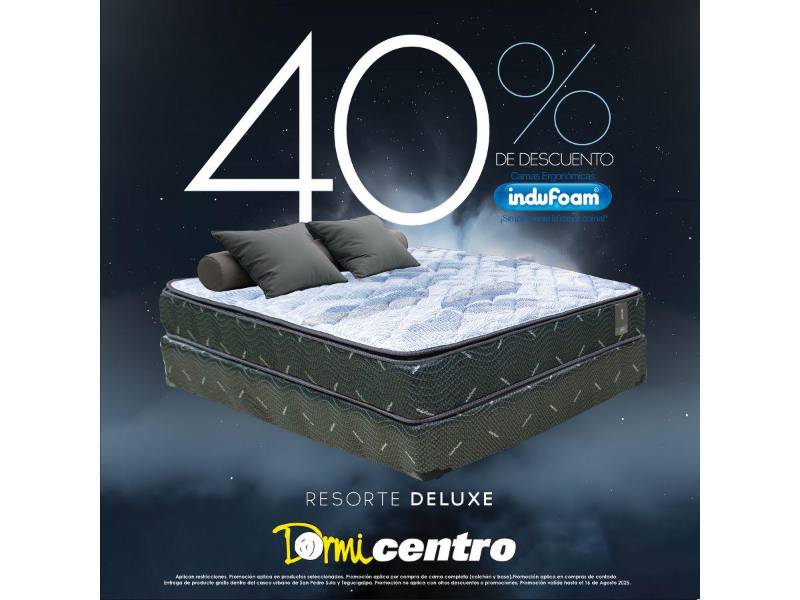 Encuentra camas Indufoam de alta calidad con imperdibles descuentos en Dormicentro