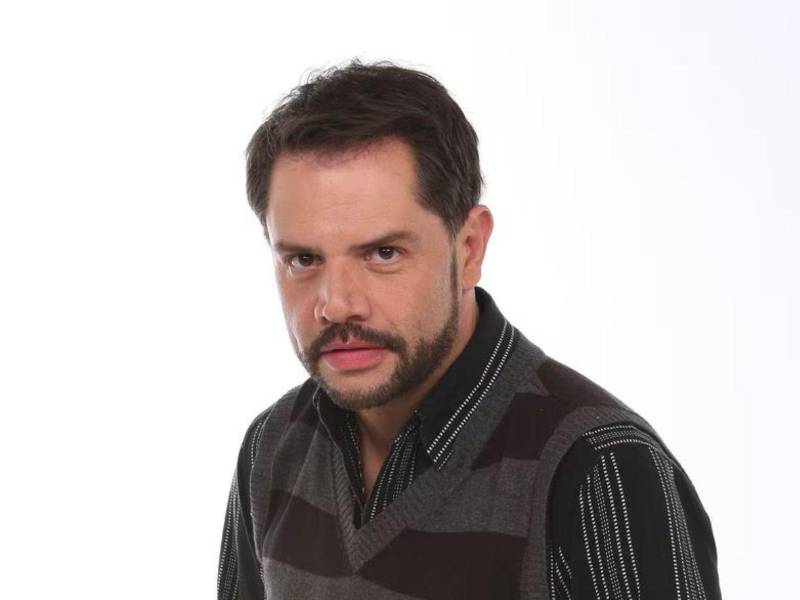 El actor Héctor Parra.