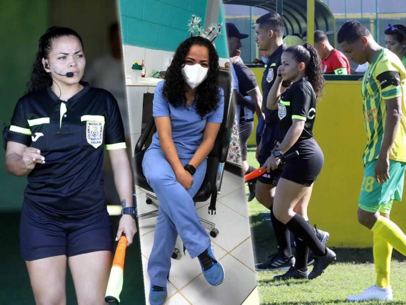 La bella joven hondureña April Ortega se convirtió en sensación al aparecer como árbitro asistente en partido de la Liga de Ascenso de Honduras. Pero el arbitraje solo es una de sus pasiones, también es enfermera.