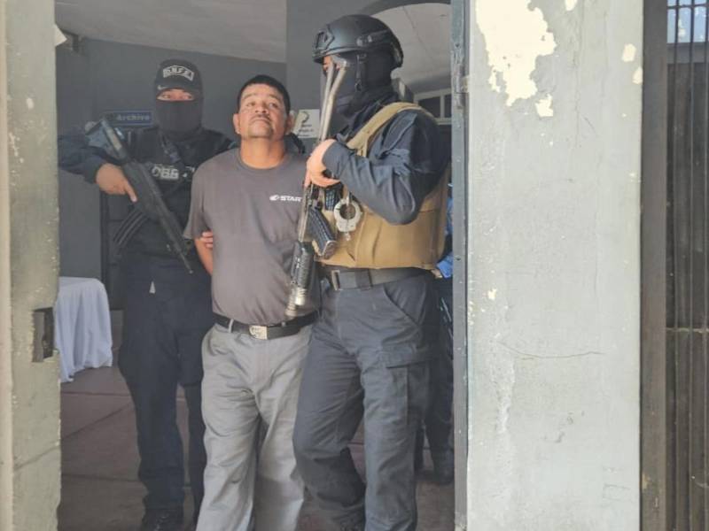 Reyes Sandres fue capturado por la Dipampco en San Pedro Sula.