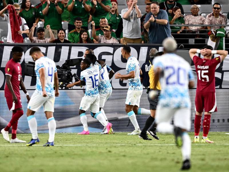 La Selección de Honduras rescató un empate 1-1 contra Qatar en la Copa Oro 2023.