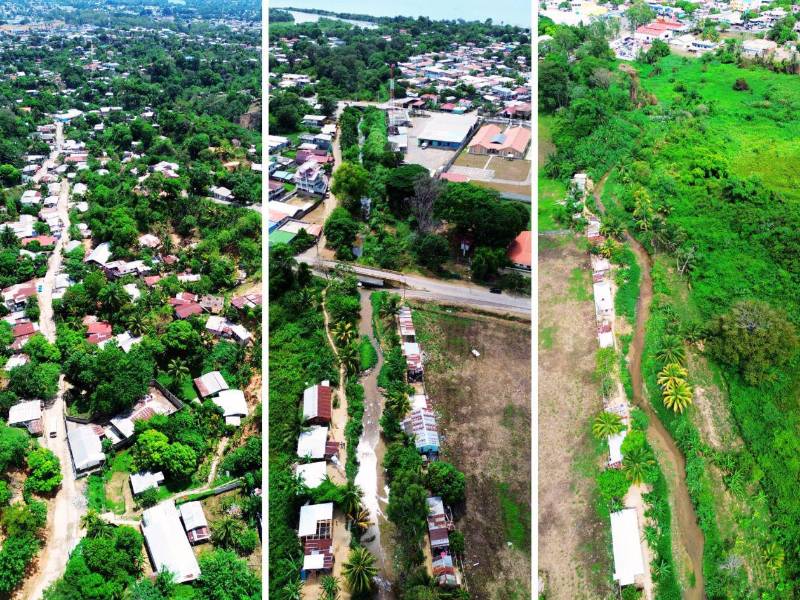 Autoridades de la SIT y Copeco buscan realizar labores de mitigación en la quebrada Adán antes de la llegada de la temporada lluviosa.