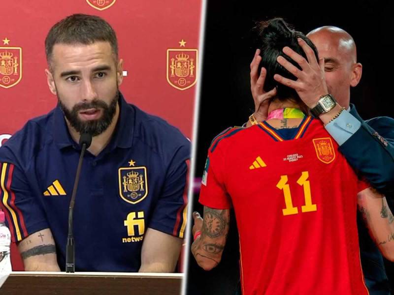 Dani Carvajal se pronunció sobre el beso de Luis Rubiales a Jenni Hermoso.