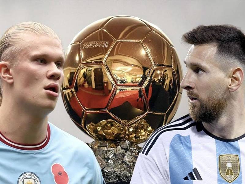 Erling Haaland y Lionel Messi son los principales candidatos para ganar el Balón de Oro 2023.