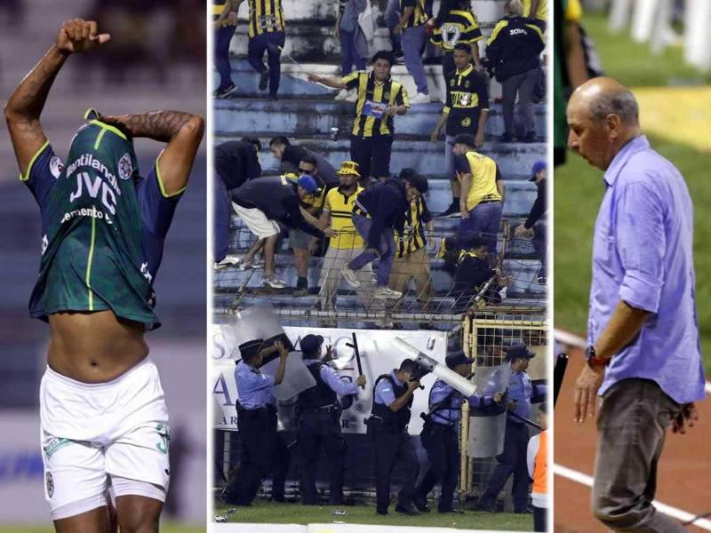 Las imágenes que nos dejó el cierre de la Jornada 13 del Torneo Apertura 2023 con el triunfazo del Marathón sobre Real España y lo ocurrido en el Victoria-Real Sociedad en La Ceiba.