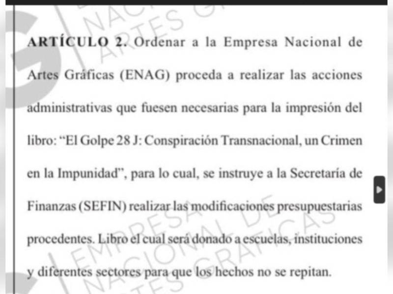 Captura de pantalla al artículo 2 del PCM 14-2025.