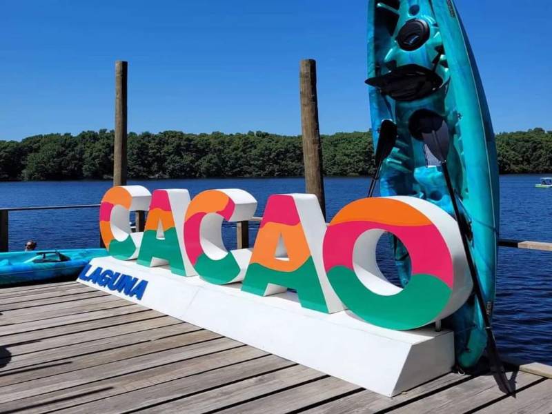 La laguna de Cacao es uno de los sitios preferidos de los turistas en el destino Atlántida.