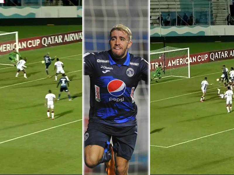 Agustín Auzmendi marcó dos goles para darle al Motagua un empate 2-2 contra el Saprissa, pero falló una clarísima frente a la portería.