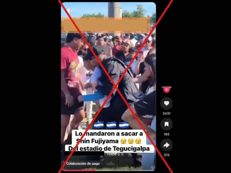 Captura de pantalla a una publicación de TikTok, hecha el 16 de septiembre de 2026.