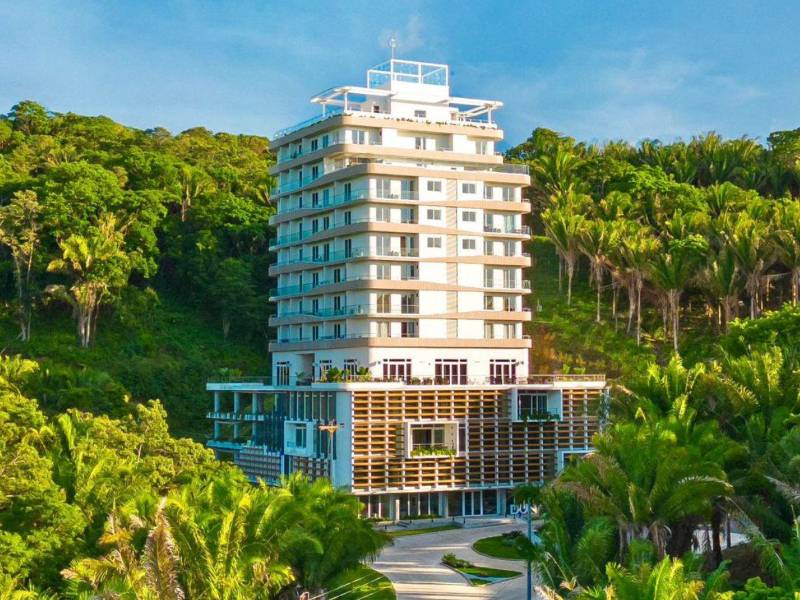 Vista de las instalaciones de la ZEDE Próspera en Roatán, Islas de la Bahía.