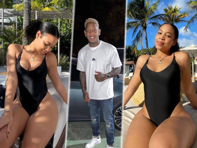 Shanee Mclaughlin, la bella novia de Romell Quioto, deslumbró en las playas de Miami con su sensualidad, la cual dejó ver en las redes sociales y provocando cautivar al futbolista hondureño.