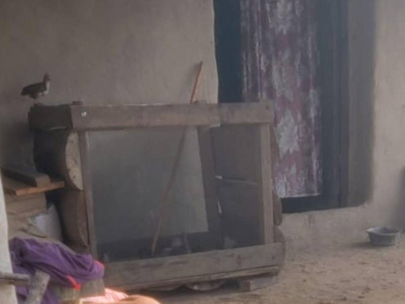 Dos cuerpos quedaron dentro de la vivienda.
