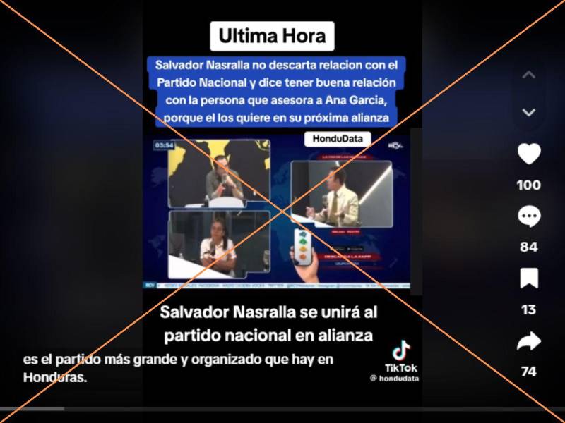 Captura de pantalla hecha a una publicación de TikTok el 20 de febrero de 2025.