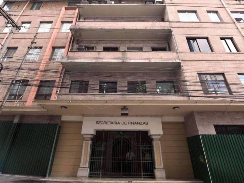 Edificio de la Secretaría de Finanzas en Tegucigalpa.