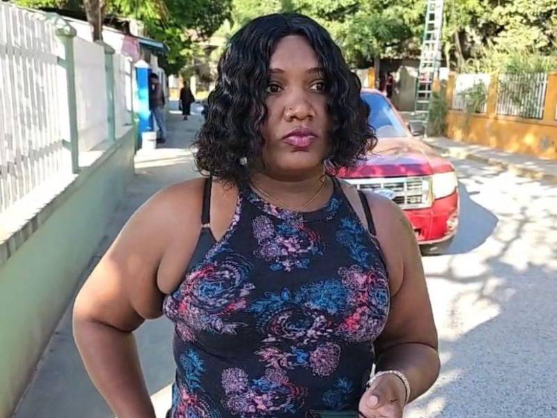 La joven hondureña ante los medios de comunicación se identificó con su apellido Zúniga.