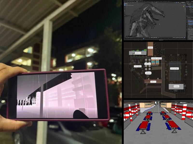 El equipo Umbral avanza de forma simultánea en la optimización del mapa Unity y la implementación de shaders para mejorar el realismo visual, el modelado, rigging y las pruebas técnicas del videojuego.