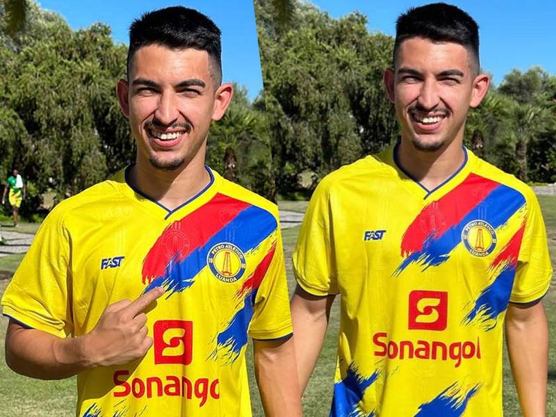Jonathan Rubio ya luce los colores de su nuevo equipo, el Petro Atlético de Angola.