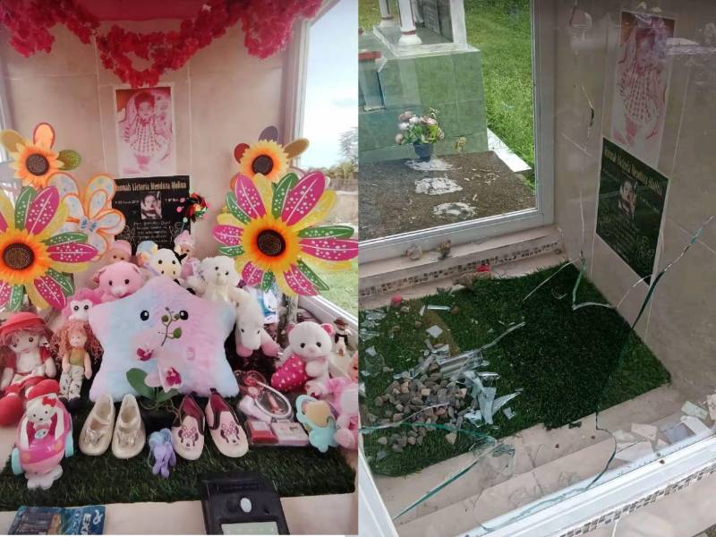 Con el corazón destrozado, una madre hondureña denunció públicamente un acto que calificó como inhumano: la profanación de la tumba de su pequeña hija durante la Navidad, un hecho que quedó registrado en varias fotografías compartidas en TikTok y que rápidamente conmovió a miles de personas.