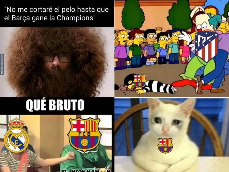 Estallan las redes sociales luego de la derrota sufrida por el FC Barcelona a manos del Atlético de Madrid por la ida de cuartos de final de la Champions League.