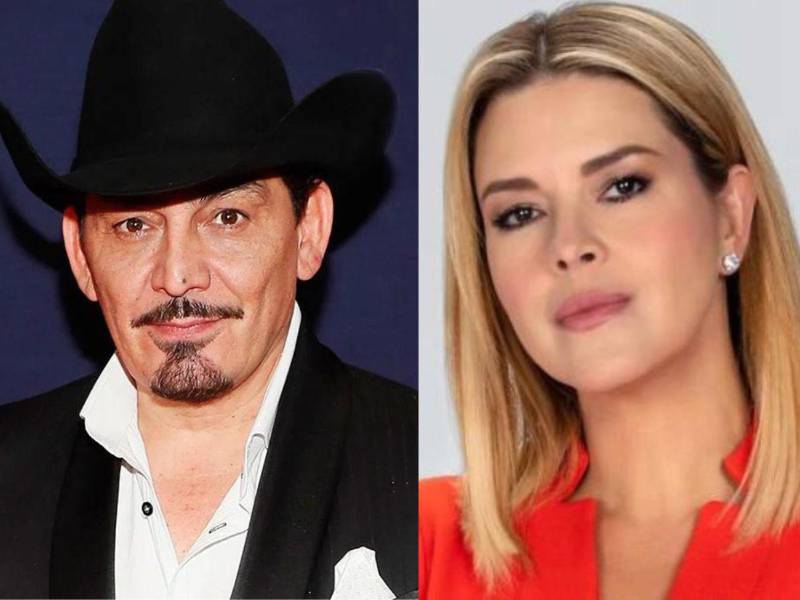 El cantante José Manuel Figueroa y la ex Miss Universo Alicia Machado.