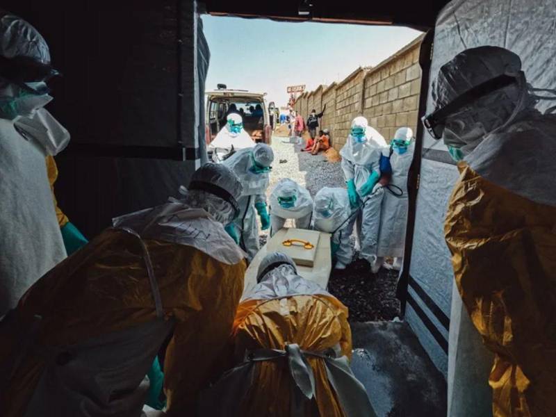 Sanitarios en República Democrática del Congo (RDC).